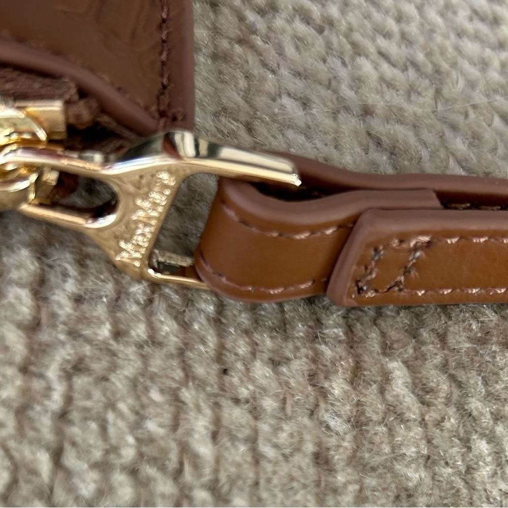 NWOT Max Mara Leather Portfolio Clutch - Picture 4 of 9